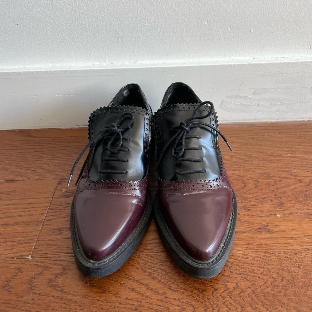Zara loafer with pointy toes US7